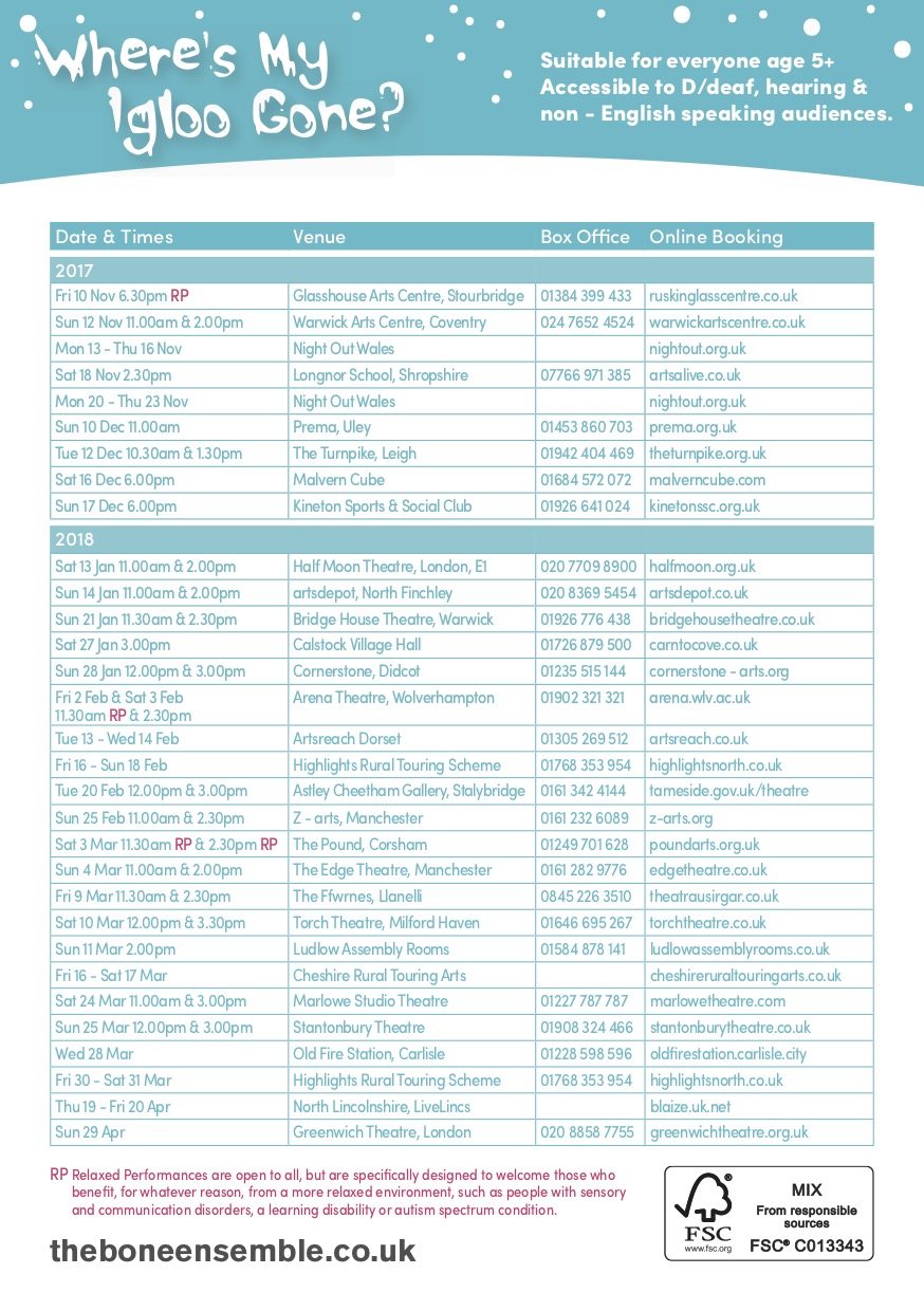 tour dates